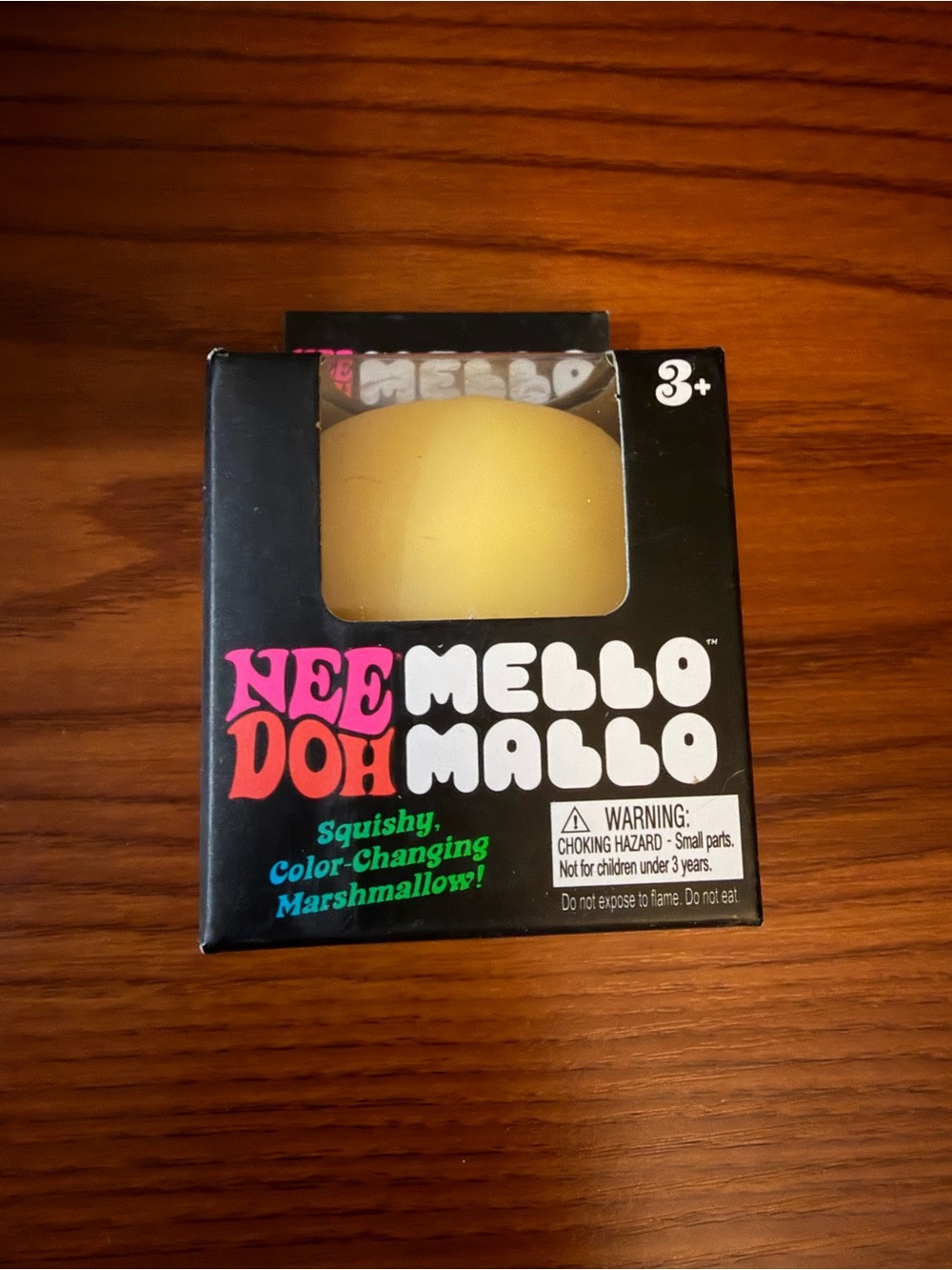 NeeDoh Mello Mallo Yellow Squishy Toy